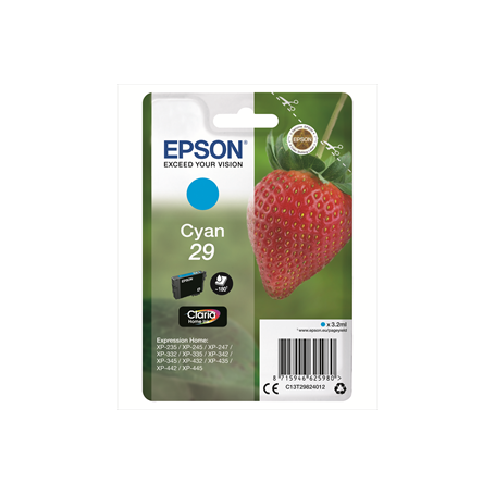 CARTUCCIA ORIGINALE EPSON 29 CIANO