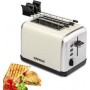 TOSTAPANE 850WATT 2 FETTE 6 TEMPERATURE INOX CREMA