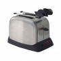 TOSTAPANE 750WATT 2 FETTE 6 TEMPERATURE INOX