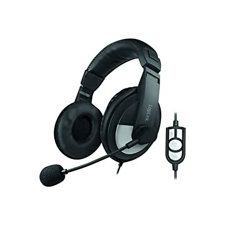 CUFFIA PC AURICOLARE STEREO CON MICROFONO