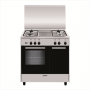 CUCINA A GAS 4 FUOCHI 80X50 INOX FORNO A GAS + P.B