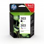 CARTUCCIA ORIGINALE HP 303 BIPACK NERO+COLORE