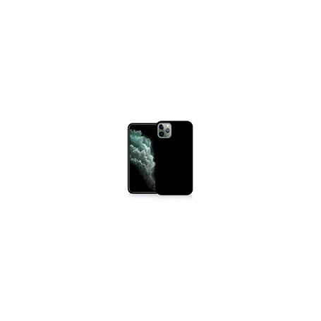 CUSTODIA IN SILICONE NERO PER IPHONE 11 PRO MAX