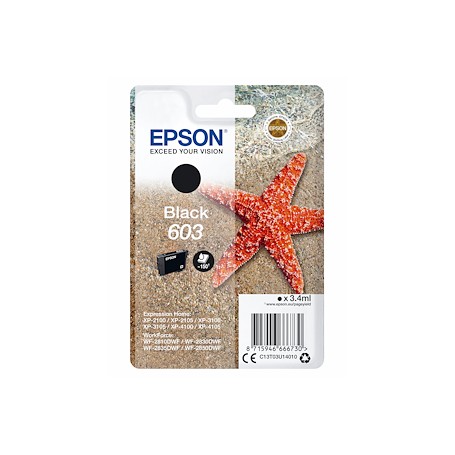 CARTUCCIA ORIGINALE EPSON 603 BLACK