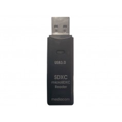 LETTORE ESTERNO CARD READER 2 IN 1 USB 3.0
