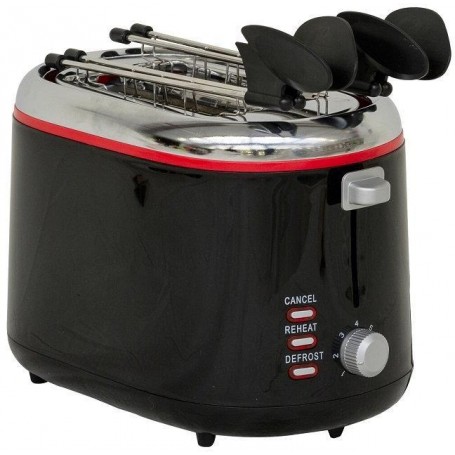 TOSTAPANE 850WATT 2 FETTE NERO