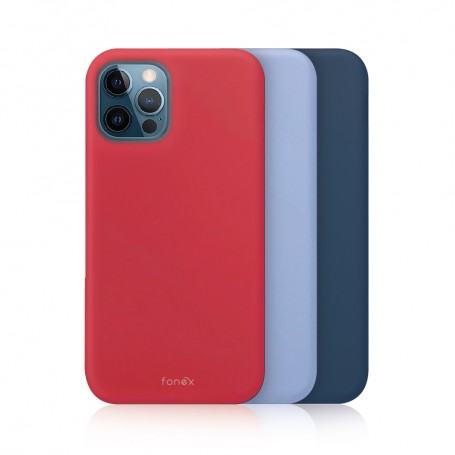 CUSTODIA IN SILICONE PER IPHONE 12/12 PRO SET 3 PZ