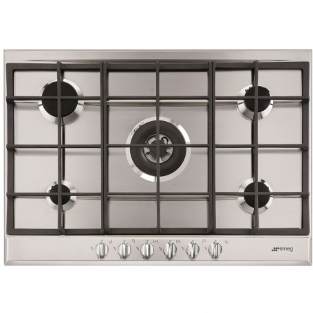 PIANO COTTURA A GAS 4 FUOCHI 75CM 1TRIPLA INOX