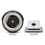 ASPIRAPOLVERE A ROBOT ROOMBA E5 + BRAAVA 390T