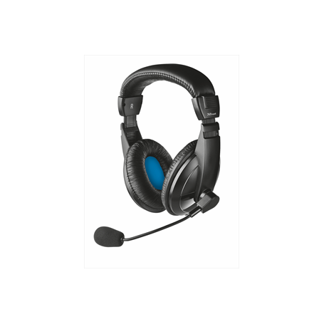 CUFFIA PC CON MICROFONO E FILO USB