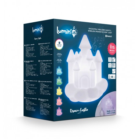 SPEAKER BLUETOOTH CON LED MULTI COLOR CASTLE