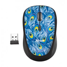 MOUSE OTTICO WIRELESS PEACOCK
