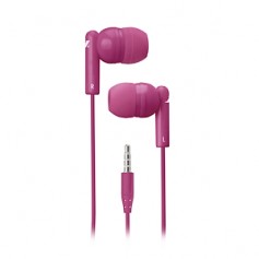 CUFFIA AURICOLARE CON MICROFONO JACK 3.5 MM ROSA