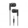 CUFFIA AURICOLARE CON MICROFONO JACK 3.5 MM BLACK