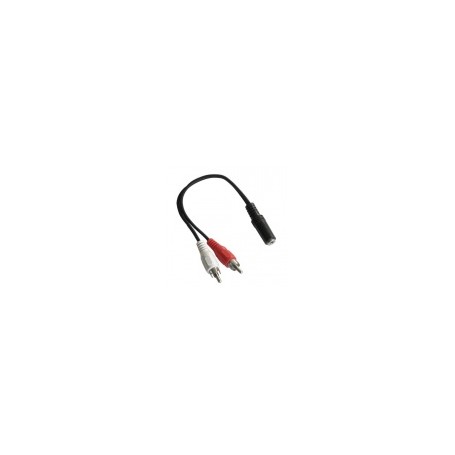 ADATTATORE AUDIO JACK 3.5MM 0.2M
