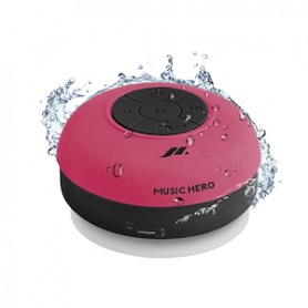 Speaker Bluetooth Portatile Con Ventosa Rosa
