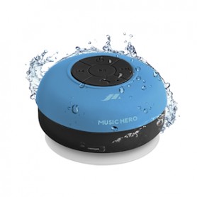 Speaker Bluetooth Portatile Con Ventosa Blu