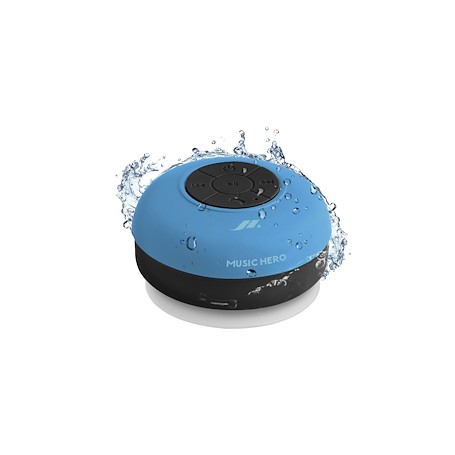 SPEAKER BLUETOOTH PORTATILE CON VENTOSA BLU