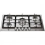 PIANO COTTURA A GAS 5 FUOCHI 75CM INOX