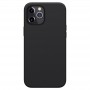 CUSTODIA IN SILICONE NERO PER IPHONE 12 PRO MAX