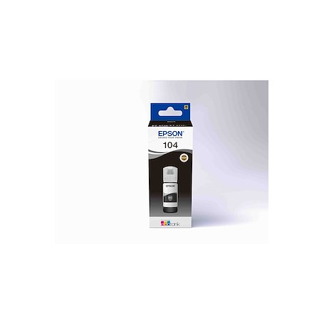 FLACONE COLORE NERO 104 PER STAMPANTE EPSON