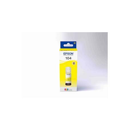 FLACONE COLORE GIALLO 104 PER STAMPANTE EPSON