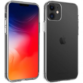 CUSTODIA IN SILICONE TRASPARENTE PER IPHONE 12MINI