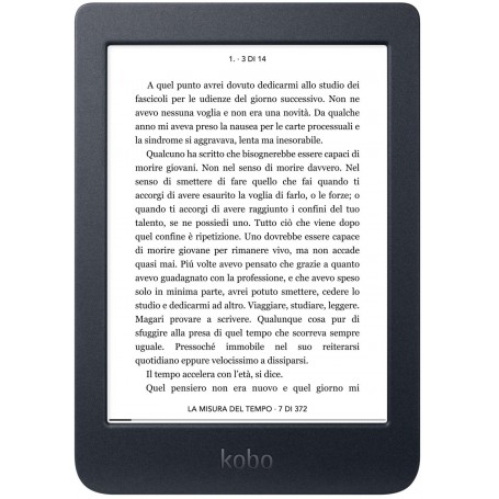 EBOOK READER 6.0 MEMORIA 8GB WIFI TOUCHSCREEN