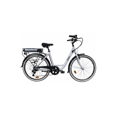 BICICLETTA ELETTRICA 26 7800MAH 6VELOCITÀ WHITE