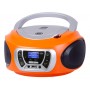 LETTORE CD PORTATILE FM RADIO DAB ARANCIONE