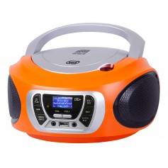LETTORE CD PORTATILE FM RADIO DAB ARANCIONE