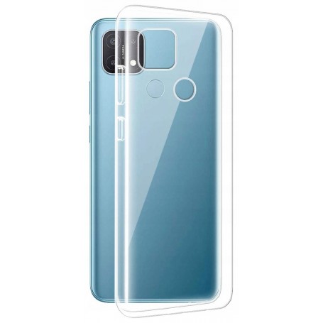 CUSTODIA IN SILICONE TRASPARENTE PER OPPO A15