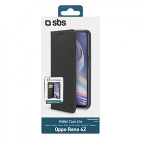 CUSTODIA A LIBRO PER OPPO RENO 4Z COLOR NERO