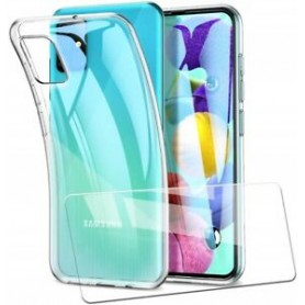 CUSTODIA IN SILICONE TRASPARENTE PER GALAXY A02S