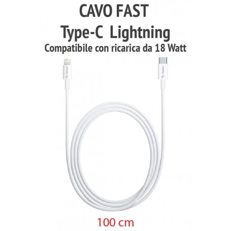 CAVO DATI TYPE-C 2.0 A LIGHTNING 1MT