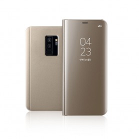 CUSTODIA A LIBRO PER GALAXY S9+ GOLD