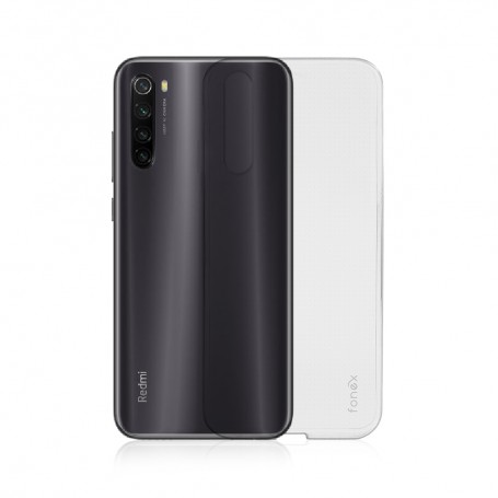 CUSTODIA IN SILICONE TRASPARENTE PER REDMI NOTE8T