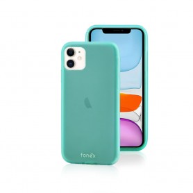 CUSTODIA IN SILICONE PER IPHONE 11 COLOR VERDE