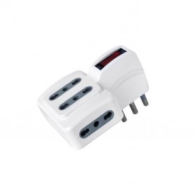 Adattatore Multipresa  Con 4 Prese 10a/16a