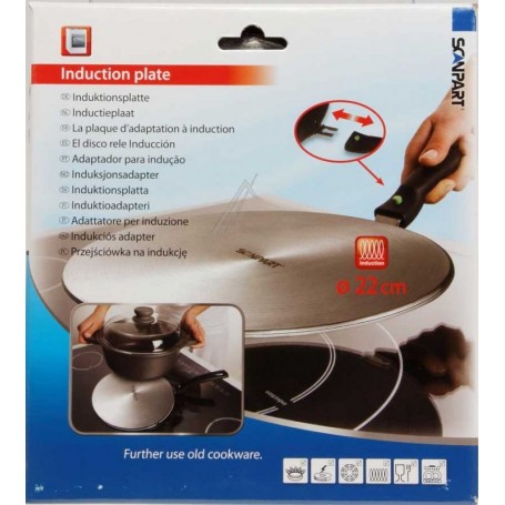 ADATTATORE PIASTRA PER FORNELLO A INDUZIONE 22CM