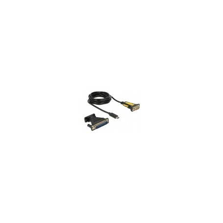 CAVO ADATTATORE TYPE-C RS232 DB9 RS232 DB25