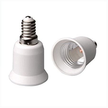 ADATTATORE PORTALAMPADA DA E14 A E27