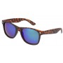 OCCHIALI DA SOLE MARRONE + SPECCHIATO BLU