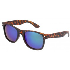 OCCHIALI DA SOLE MARRONE + SPECCHIATO BLU