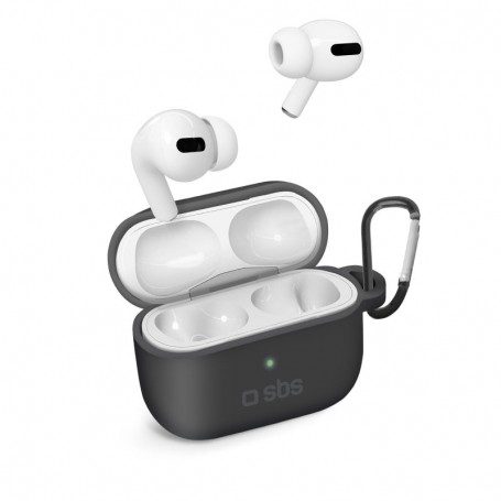 CUSTODIA IN SILICONE PER AURICOLARI AIRPODS PRO BK