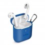 CUSTODIA IN SILICONE PER AURICOLARI AIRPODS BLU