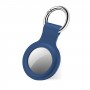 CUSTODIA IN SILICONE PER AIRTAG BLU
