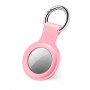 CUSTODIA IN SILICONE PER AIRTAG ROSA