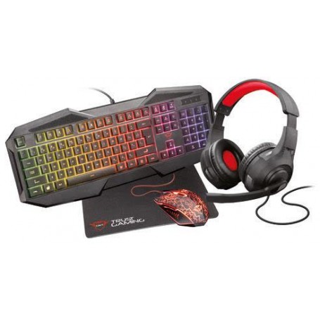 TASTIERA CON FILO USB + MOUSE GAMING + CUFFIA