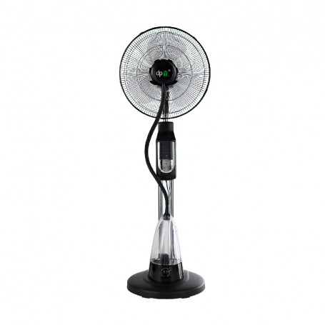 VENTILATORE A PIANTANA CON NEBULIZZATORE E SERBATO